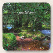 Quietly stromt de rivier - Nationaal Park Dartmoor Drankjes Onderzetter (Voorkant)