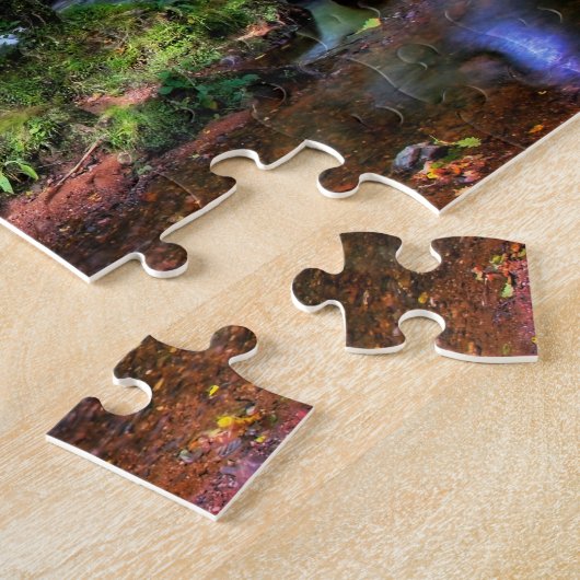 Quietly stromt de rivier - Nationaal Park Dartmoor Legpuzzel (Zijkant)