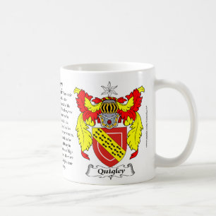 Quigley Family Coat of Arms Koffiemok