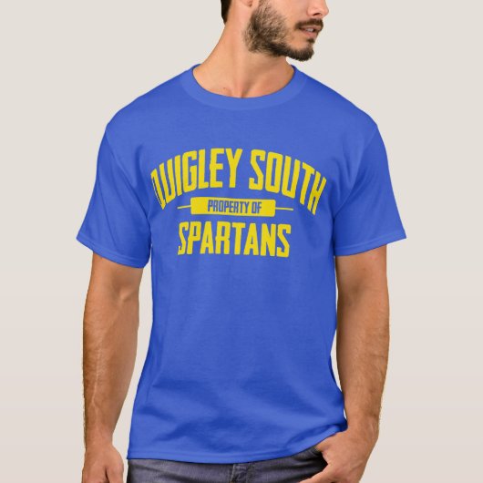 Quigley South - (School is nu gesloten) Spartans T-shirt (Voorkant)