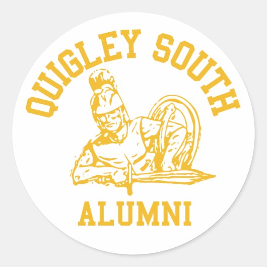 QUIGLEY SOUTH SPARTANS ALUMNI STICKERS (Voorkant)