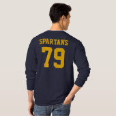 QUIGLEY SOUTH SPARTANS LOGO - LANG ARM SHIRT (Achterkant volledig)