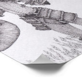 Quijote de la Mancha Poster (Hoek)