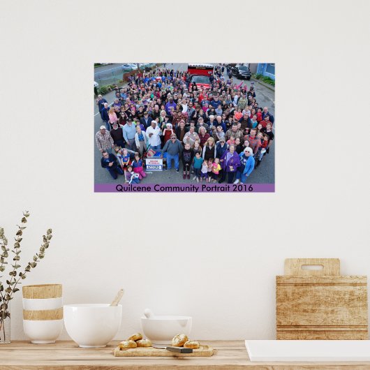 Quilcene Community Portrait 2016 Poster (Keuken)