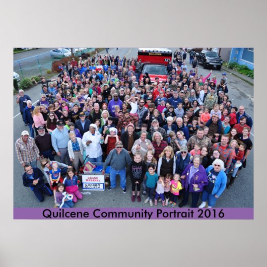 Quilcene Community Portrait 2016 Poster (Voorkant)