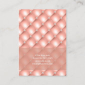 Quild Diamond Sparkly Roos Gold Pink Luxury Visitekaartje (Achterkant)