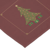 Quild kersttafelrunner korte tafelloper (Hoek)