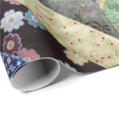 Quiled Print Pattern Cadeaupapier (Rol Hoek)