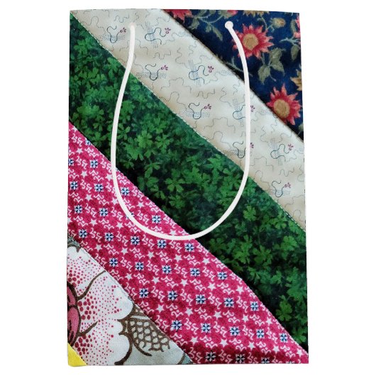 Quiled Print Pattern Medium Cadeauzakje (Voorkant)