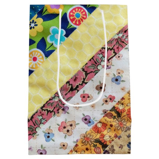 Quiled Print Pattern Medium Cadeauzakje (Achterkant)