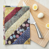 Quiled Print Pattern Theedoek (Quarter Fold)