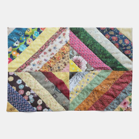 Quiled Print Pattern Theedoek (Horizontaal)