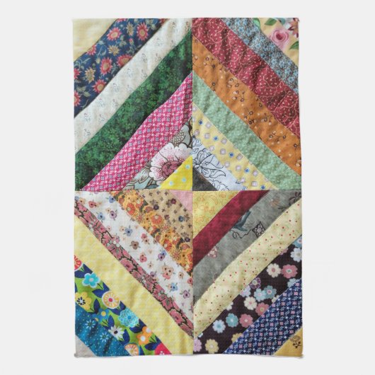 Quiled Print Pattern Theedoek (Verticaal)