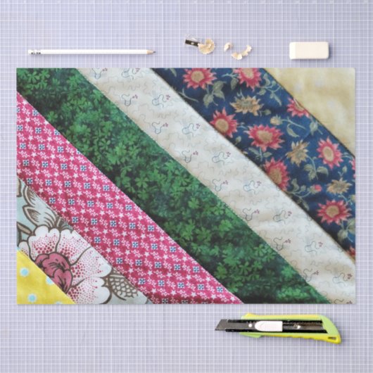 Quiled Print Pattern Tissuepapier (Craft)