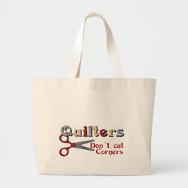 Quilinghoeken Grote Tote Bag