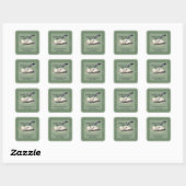 Quill Book Own Your Story Vierkante Envelope Stick Sticker (Vel)