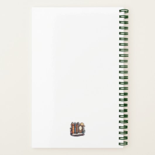 Quill en Curls: Pagina's van Mogelijkheid Notitieb Notitieboek (Achterkant)