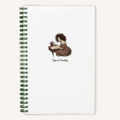 Quill en Curls: Pagina's van Mogelijkheid Notitieb Notitieboek (Voorkant)