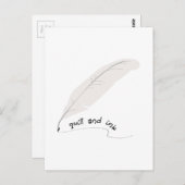 Quill en Ink Briefkaart (Voorkant / Achterkant)