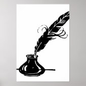 Quill en Ink Fles Poster (Voorkant)