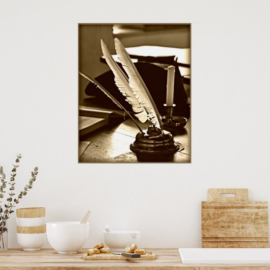 Quill en Ink Poster (Keuken)