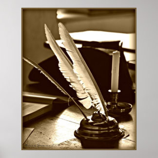 Quill en Ink Poster