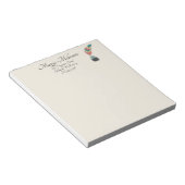 Quill in een fles inkt notitieblok (Schuin)