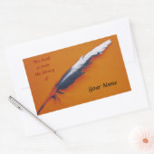 Quill library sticker bord schrijven (Envelop)