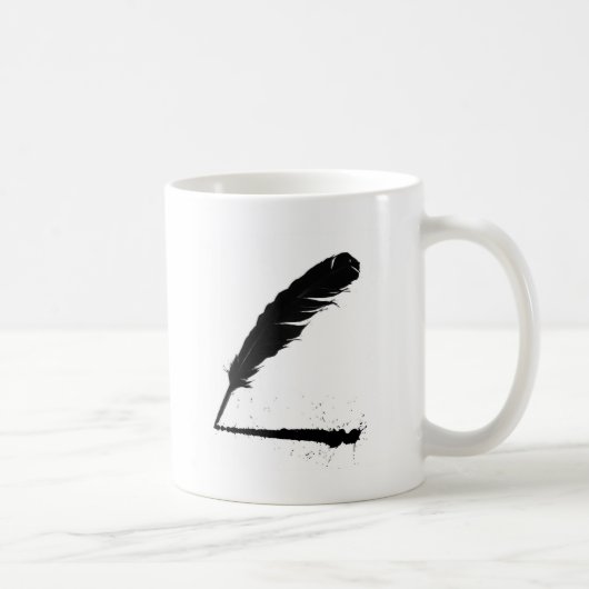 Quill met inkt koffiemok (Rechts)