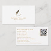 Quill Mobiele Notaris QR Code Visitekaartje (Voorkant / Achterkant)