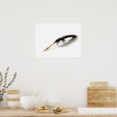 Quill Pen Afdrukken Poster (Keuken)