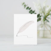 Quill Pen Briefkaart (Staand voorkant)