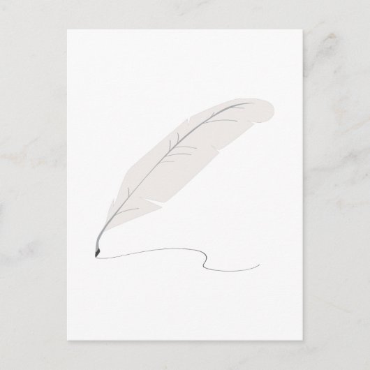 Quill Pen Briefkaart (Voorkant)