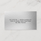 Quill Pen en Papier Noteermachine Visitekaartje (Achterkant)