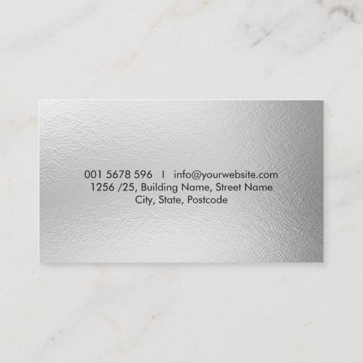 Quill Pen en Papier Noteermachine Visitekaartje (Achterkant)