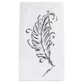 Quill Pen Gift Bag Klein Cadeauzakje (Voorkant)