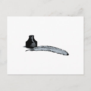 Quill Pen & Ink Briefkaart