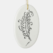 Quill Pen Ornament (Rechts)