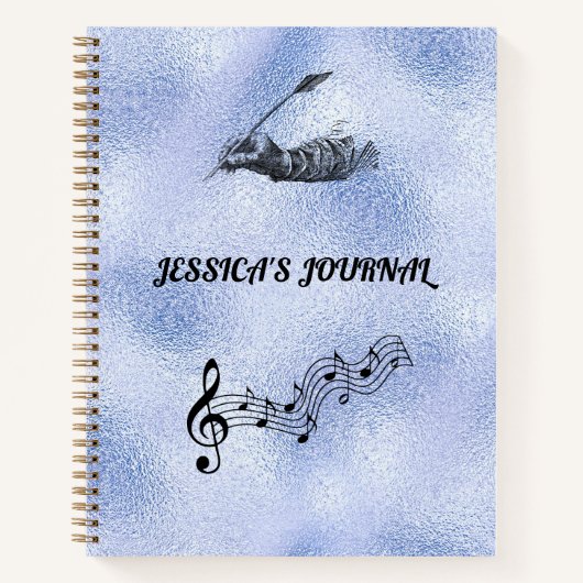 "Quill Pen" ouderwetse stijl hardcover Journal Notitieboek (Voorkant)