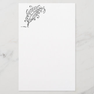 Quill Pen Stationery Briefpapier