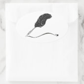 Quill Pen Sticker (Tas)