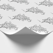 Quill Pen Wrapping Paper Cadeaupapier (Hoek)