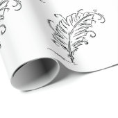 Quill Pen Wrapping Paper Cadeaupapier (Rol Hoek)