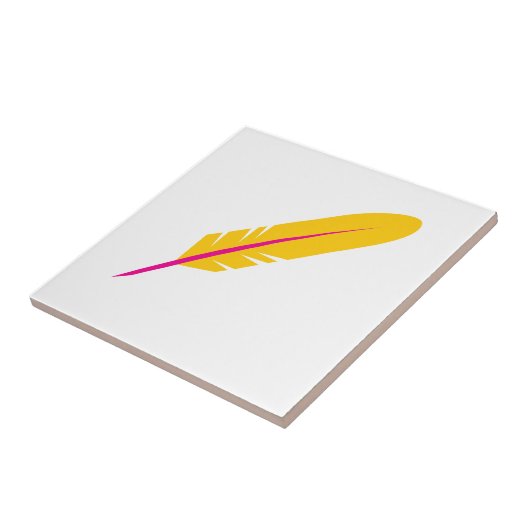 Quill Tile Tegeltje (Zijkant)