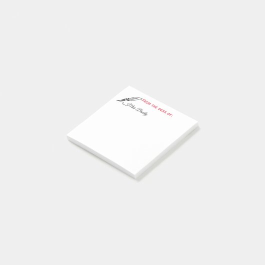 Quill - Van het bureau van Douane Post-it® Notes (Schuin)