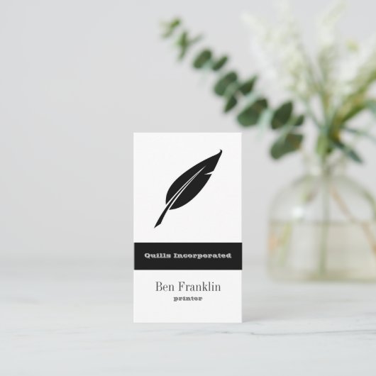 Quill Visitekaartje (Staand voorkant)
