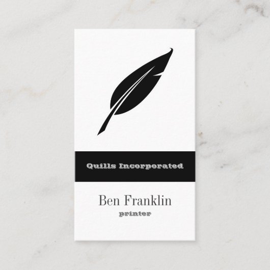Quill Visitekaartje (Voorkant)