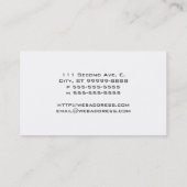 Quill Visitekaartje (Achterkant)