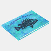 Quillback Rockfish op blauw - Gastenboek (Hoek)
