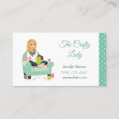 Quilling Crochet Craft Service Visitekaartje (Voorkant)